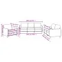 Sofa set with cushions 3 pieces red fabric by , Sofas - Ref: Foro24-3202060, Price: 557,06 €, Discount: %