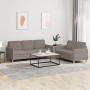 Sofagarnitur mit Kissen, 2-teilig, taupegrauer Stoff von , Sofas - Ref: Foro24-3202125, Preis: 472,83 €, Rabatt: %