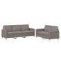 Sofagarnitur mit Kissen, 2-teilig, taupegrauer Stoff von , Sofas - Ref: Foro24-3202125, Preis: 472,83 €, Rabatt: %