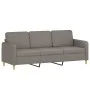 Sofa set with cushions 2 pieces taupe gray fabric by , Sofas - Ref: Foro24-3202125, Price: 457,79 €, Discount: %