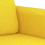 Sofa set with cushions 3 pieces light yellow fabric by , Sofas - Ref: Foro24-3202131, Price: 510,85 €, Discount: %