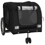 Haustier-Fahrradanhänger, Eisen-Oxford-Stoff, Schwarz von , Kinderwagen für Haustiere - Ref: Foro24-93905, Preis: 102,04 €, R...