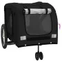 Pet Bicycle Trailer Iron Oxford Cloth Black by , pet strollers - Ref: Foro24-93905, Price: 102,04 €, Discount: %