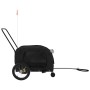 Haustier-Fahrradanhänger, Eisen-Oxford-Stoff, Schwarz von , Kinderwagen für Haustiere - Ref: Foro24-93905, Preis: 102,04 €, R...