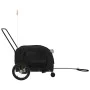 Pet Bicycle Trailer Iron Oxford Cloth Black by , pet strollers - Ref: Foro24-93905, Price: 102,04 €, Discount: %