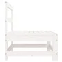 Central garden sofa solid white pine wood by , Modular outdoor sofas - Ref: Foro24-825479, Price: 70,28 €, Discount: %