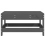 Grauer Gartenhocker aus massivem Kiefernholz von , Modulare Sofas für den Außenbereich - Ref: Foro24-825487, Preis: 69,96 €, ...