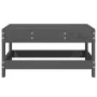 Grauer Gartenhocker aus massivem Kiefernholz von , Modulare Sofas für den Außenbereich - Ref: Foro24-825487, Preis: 68,92 €, ...