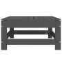 Grauer Gartenhocker aus massivem Kiefernholz von , Modulare Sofas für den Außenbereich - Ref: Foro24-825487, Preis: 68,92 €, ...