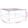 Grauer Gartenhocker aus massivem Kiefernholz von , Modulare Sofas für den Außenbereich - Ref: Foro24-825487, Preis: 69,96 €, ...