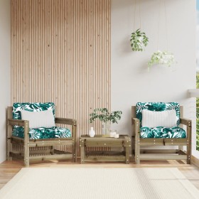 Sillones de jardín 2 unidades madera impregnada de pino de , Sofás modulares de exterior - Ref: Foro24-825498, Precio: 100,14...