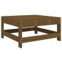 Gartenmöbel-Set 3-teilig aus massivem honigbraunem Kiefernholz von , Modulare Sofas für den Außenbereich - Ref: Foro24-825523...