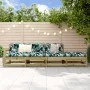 Gartenmöbel-Set 4-teilig aus imprägniertem Kiefernholz von , Modulare Sofas für den Außenbereich - Ref: Foro24-825540, Preis:...