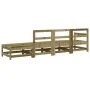 Garden furniture set 4 pieces impregnated pine wood by , Modular outdoor sofas - Ref: Foro24-825540, Price: 151,15 €, Discoun...