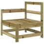 Garden furniture set 4 pieces impregnated pine wood by , Modular outdoor sofas - Ref: Foro24-825540, Price: 151,15 €, Discoun...