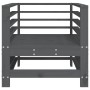 Sillones de jardín 2 unidades madera maciza de pino gris de , Sofás modulares de exterior - Ref: Foro24-825627, Precio: 143,91 €