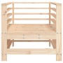 Garden armchairs 2 units solid pine wood by , Modular outdoor sofas - Ref: Foro24-825625, Price: 107,53 €, Discount: %