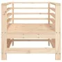 Gartensessel 2 Einheiten aus massivem Kiefernholz von , Modulare Sofas für den Außenbereich - Ref: Foro24-825625, Preis: 106,...