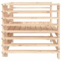 Garden armchairs 2 units solid pine wood by , Modular outdoor sofas - Ref: Foro24-825625, Price: 107,53 €, Discount: %