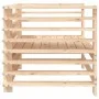 Gartensessel 2 Einheiten aus massivem Kiefernholz von , Modulare Sofas für den Außenbereich - Ref: Foro24-825625, Preis: 106,...