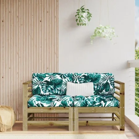 Garden corner sofas 2 pcs impregnated solid wood by , Modular outdoor sofas - Ref: Foro24-825638, Price: 113,03 €, Discount: %