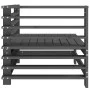 Garten-Ecksofa aus massivem grauem Kiefernholz von , Modulare Sofas für den Außenbereich - Ref: Foro24-825606, Preis: 83,09 €...