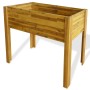 Arriate de madera maciza de acacia de vidaXL, Maceteros y jardineras - Ref: Foro24-43794, Precio: 77,74 €, Descuento: %