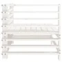Garden corner sofas 2 pcs solid white pine wood by , Modular outdoor sofas - Ref: Foro24-825633, Price: 124,56 €, Discount: %