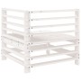 Garden corner sofas 2 pcs solid white pine wood by , Modular outdoor sofas - Ref: Foro24-825633, Price: 125,89 €, Discount: %