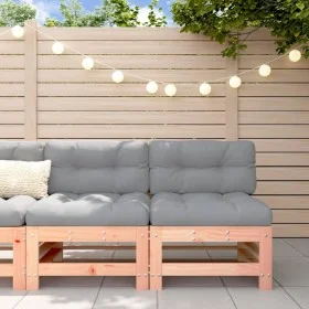 Central garden sofas 2 pcs solid Douglas fir wood by , Modular outdoor sofas - Ref: Foro24-825644, Price: 120,75 €, Discount: %
