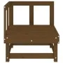 Ecksofa aus massivem Kiefernholz in Honigbraun von , Modulare Sofas für den Außenbereich - Ref: Foro24-825369, Preis: 71,73 €...