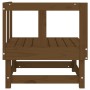 Ecksofa aus massivem Kiefernholz in Honigbraun von , Modulare Sofas für den Außenbereich - Ref: Foro24-825369, Preis: 72,70 €...