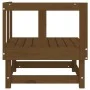 Ecksofa aus massivem Kiefernholz in Honigbraun von , Modulare Sofas für den Außenbereich - Ref: Foro24-825369, Preis: 71,73 €...