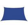 Toldo de vela HDPE azul 160 g/m² 3/4x2 m