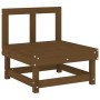Mittelsofa aus massivem Kiefernholz in Honigbraun von , Modulare Sofas für den Außenbereich - Ref: Foro24-825376, Preis: 66,7...