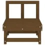 Mittelsofa aus massivem Kiefernholz in Honigbraun von , Modulare Sofas für den Außenbereich - Ref: Foro24-825376, Preis: 65,9...