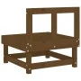 Mittelsofa aus massivem Kiefernholz in Honigbraun von , Modulare Sofas für den Außenbereich - Ref: Foro24-825376, Preis: 65,9...