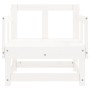 Gartensessel 2 Einheiten aus massivem weißem Kiefernholz von , Modulare Sofas für den Außenbereich - Ref: Foro24-825388, Prei...