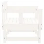 Garden armchairs 2 units solid white pine wood by , Modular outdoor sofas - Ref: Foro24-825388, Price: 99,47 €, Discount: %