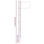 Mástil y bandera de Ucrania aluminio 6,23 m de , Banderas y mangas de viento - Ref: Foro24-3210073, Precio: 74,03 €, Descuent...