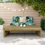 Taburete de jardín madera de pino impregnada 120x80 cm de , Sofás modulares de exterior - Ref: Foro24-825757, Precio: 98,01 €