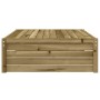 Gartenhocker aus imprägniertem Kiefernholz, 120 x 80 cm von , Modulare Sofas für den Außenbereich - Ref: Foro24-825757, Preis...