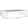 Impregnated pine wood garden stool 120x80 cm by , Modular outdoor sofas - Ref: Foro24-825757, Price: 94,00 €, Discount: %
