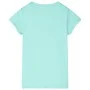 Camiseta infantil menta claro 104 de , Camisetas para niños - Ref: Foro24-11095, Precio: 8,30 €, Descuento: %