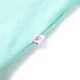 Camiseta infantil menta claro 104 de , Camisetas para niños - Ref: Foro24-11095, Precio: 8,30 €, Descuento: %