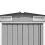 Grauer Gartenschuppen aus Metall, 257 x 489 x 181 cm von vidaXL, Schuppen - Ref: Foro24-143349, Preis: 583,67 €, Rabatt: %