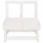 Central garden sofa solid white pine wood by , Modular outdoor sofas - Ref: Foro24-825374, Price: 61,99 €, Discount: %