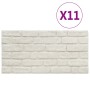 3D Wandpaneele Brick Design 11 Stück EPS Weiß von , Wandverkleidung - Ref: Foro24-147203, Preis: 203,09 €, Rabatt: %