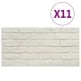 Paneles de pared 3D diseño de ladrillo 11 uds EPS blanco de , Recubrimiento de paredes - Ref: Foro24-147203, Precio: 207,97 €...