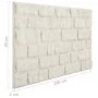 Paneles de pared 3D diseño de ladrillo 11 uds EPS blanco de , Recubrimiento de paredes - Ref: Foro24-147203, Precio: 207,97 €...
